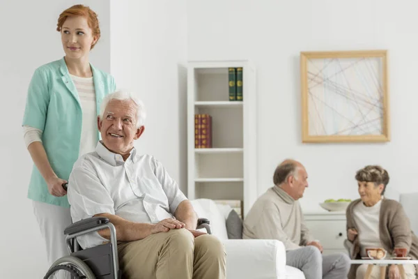 Common room at nursing home — Stock Photo, Image