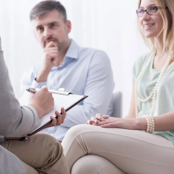 Beratung beim Psychiater — Stockfoto