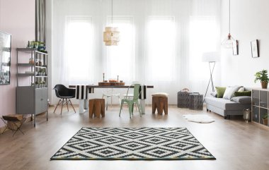 Yemek odası ile daire
