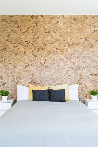 寝室の壁の Scandynacian スタイル コルク — ストック写真
