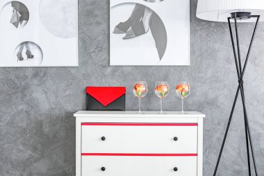 Kadının yatak odası dekorasyon