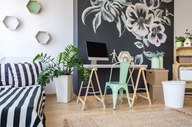 Modern dekorasyonu yatak odası