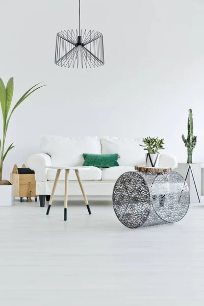 Spacious flat in nordic style — Stock Photo, Image