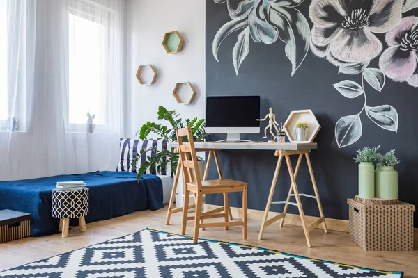 Modern tasarlanmış yatak odası