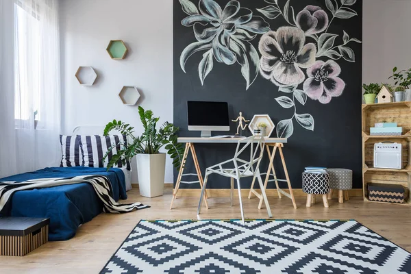 Aydınlık ferah yatak odası