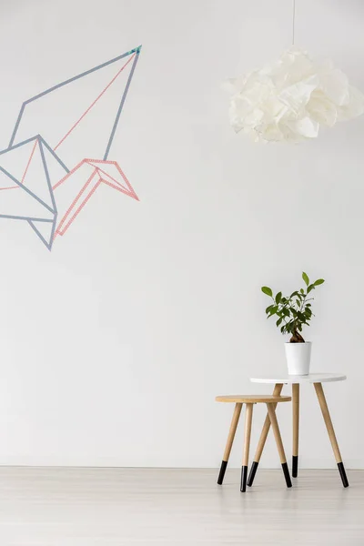 Interior minimalista blanco —  Fotos de Stock