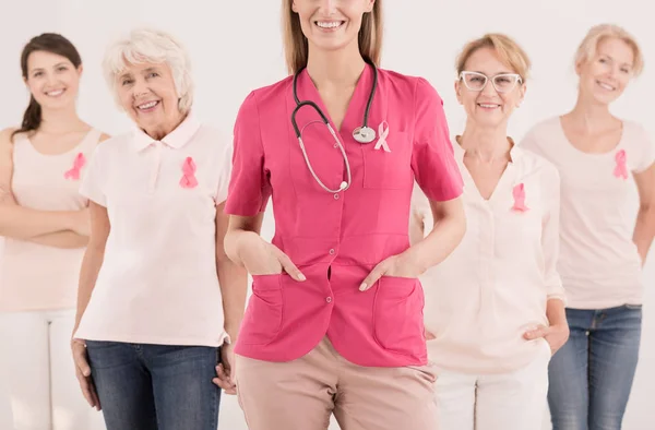 Groep voor vrouwen en kanker — Stockfoto