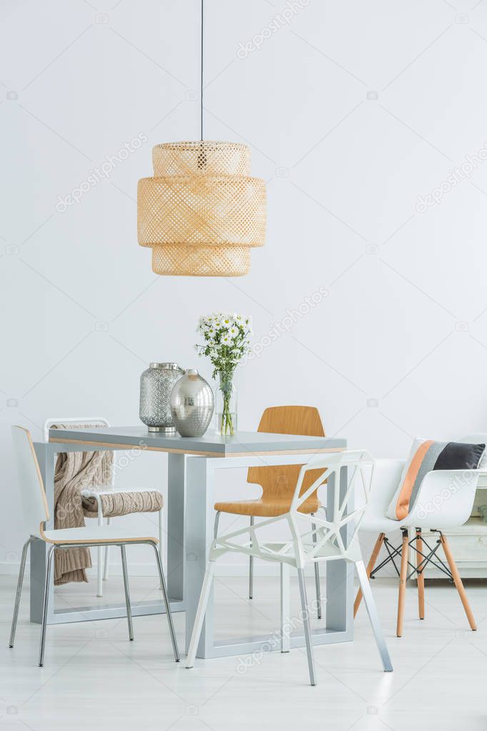 Functional communal table and chairs