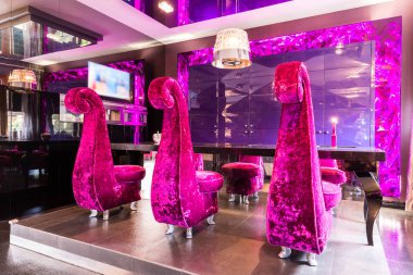 Peluş sandalye ile moda olağanüstü iç