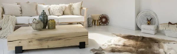 Muebles de madera de diseño — Foto de Stock