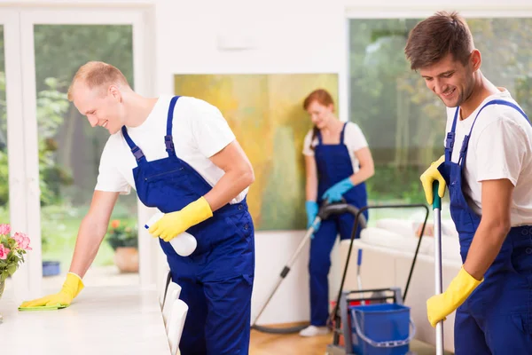 Cleaning of living room — Stock Photo, Image