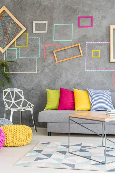 Sala de estar colorido — Foto de Stock