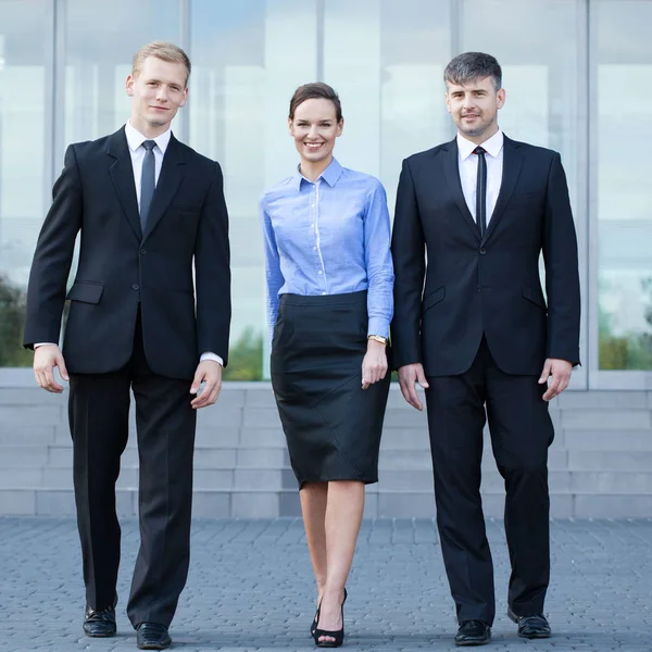 Bijeenkomst in business-centrum — Stockfoto