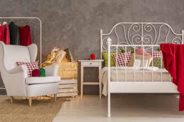 Koltuk ve yatak yatak odası