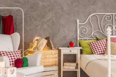 Rahat koltuk yatak odası