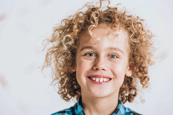 Happy blond boy — Stock Photo, Image