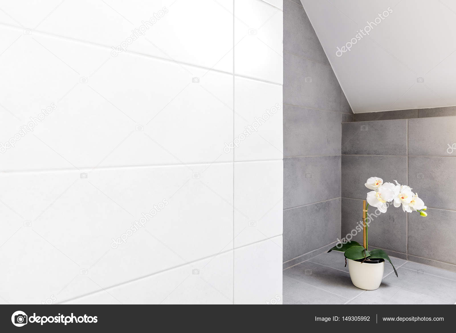 FürdÅszoba csempe fehér fal — stock fotó © photographee.eu #149305992