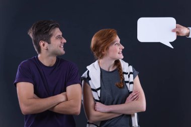 Konuşma balonu Çift