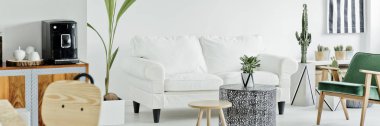 Oturma odasında SCANDI stili
