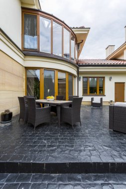 Yeni bir tasarım büyük Villa dış görünümü