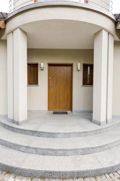 Porch with beige wall — Stock Photo, Image