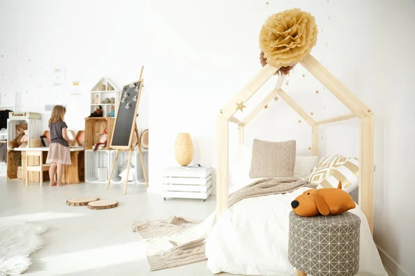 Dormitorio con accesorios de bricolaje — Foto de Stock
