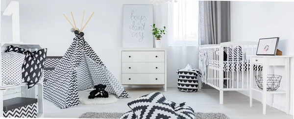 Baby kamer in Scandinavische stijl — Stockfoto