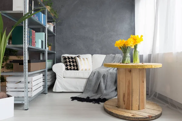 Salón con flores — Foto de Stock