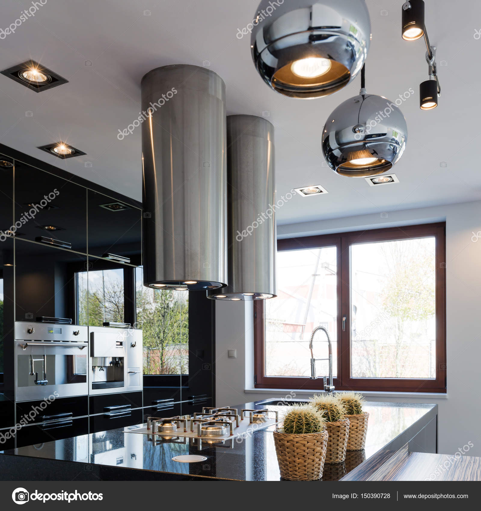 Hochglanz-Küche im modernen Stil — Stockfoto © photographee.eu ... Hochglanz-Küche im modernen Stil — Stockfoto © photographee.eu ...