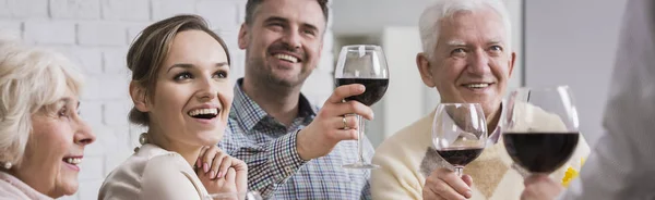 Freude über eine so launige Rede — Stockfoto