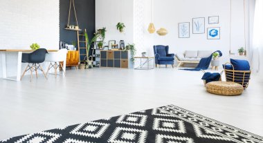 Oturma odası ile modern daire