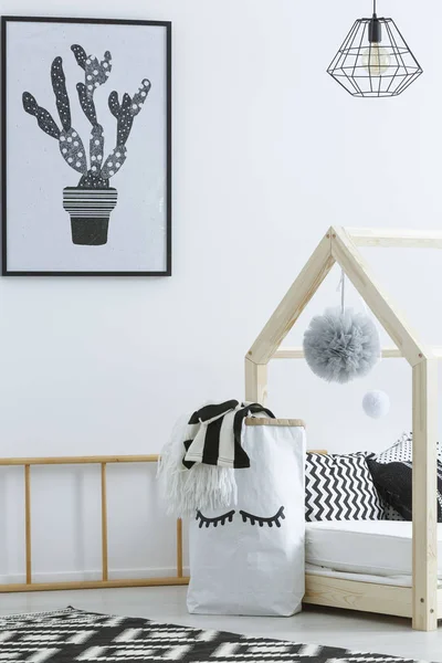 Habitación en blanco y negro para niños —  Fotos de Stock