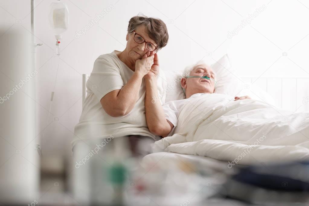 Loving wife of sick senior