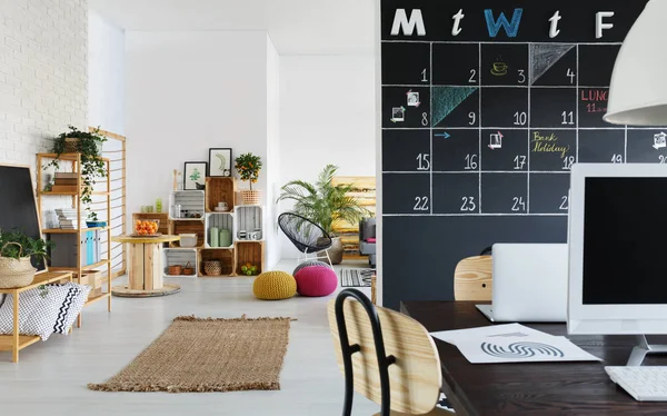 Coworking space en relax zone — Stockfoto