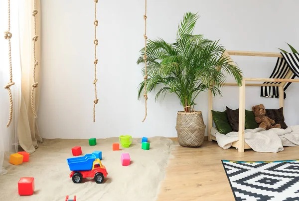 Kind kamer in bohemien stijl — Stockfoto