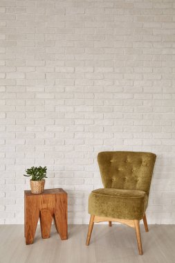 Vintage mobilya ile modern iç