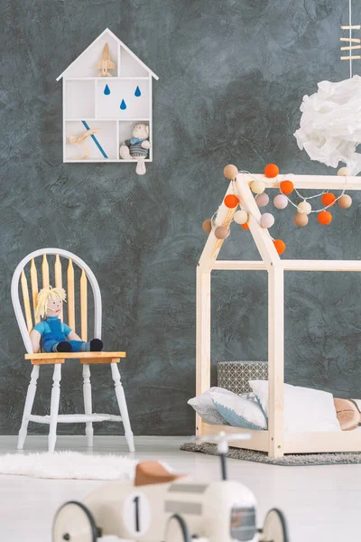 Kleine kamer voor een babyjongen — Stockfoto