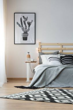 Siyah ve beyaz dekora