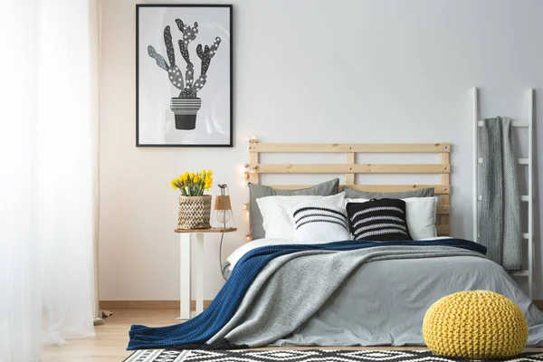 Moderne stijl van slaapkamer — Stockfoto