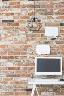 Endüstriyel ev çalışma alanı