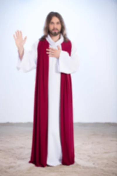 Christ with hand on chest — Stock Photo, Image