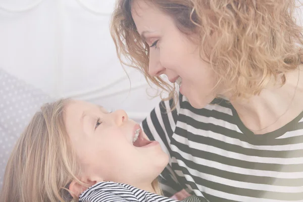 Little girl with open mouth — Stock Photo, Image