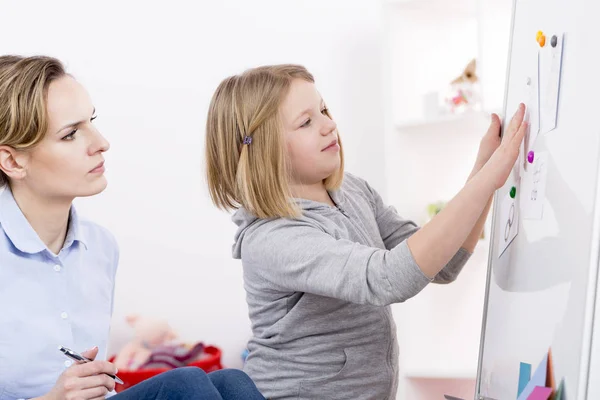 Play therapy for autism disorder — Stock Photo, Image