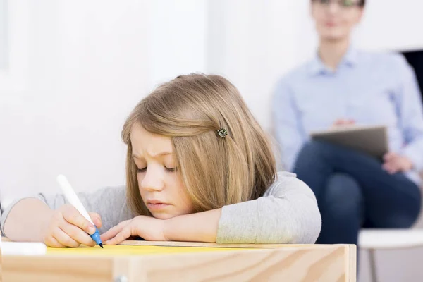 Child with anxiety and depression — Stock Photo, Image