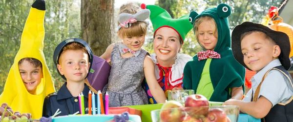 Costume party for kids — Stock Photo, Image