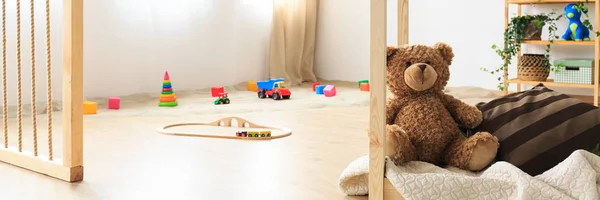 Sandkasten im Kinderzimmer — Stockfoto