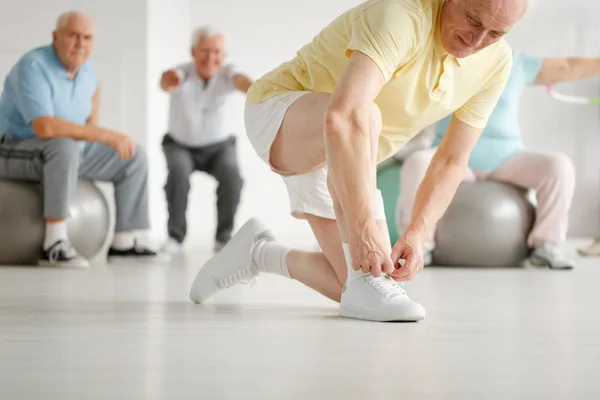 Vorbereitung auf das Training — Stockfoto