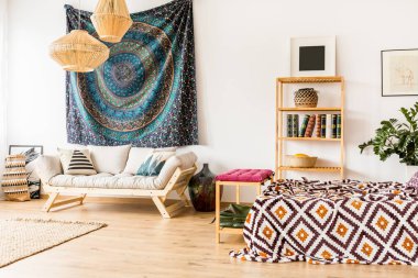 Oda iç etnik aksesuarları