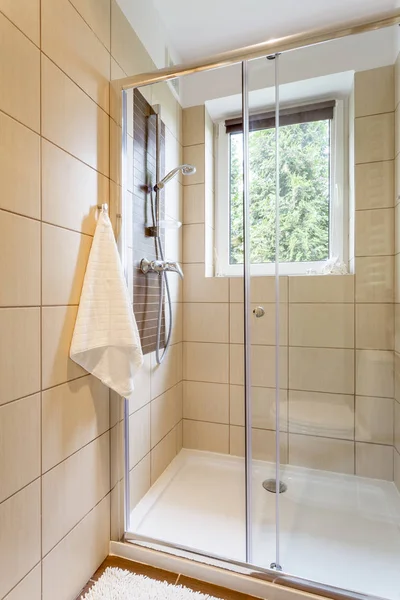 Transparent shower stall — Stock Photo, Image