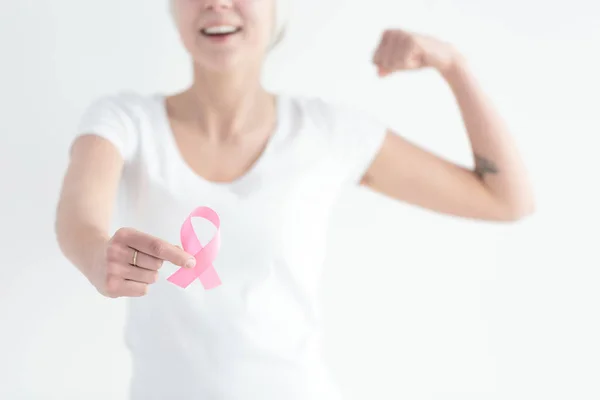 Luta contra o cancro da mama — Fotografia de Stock